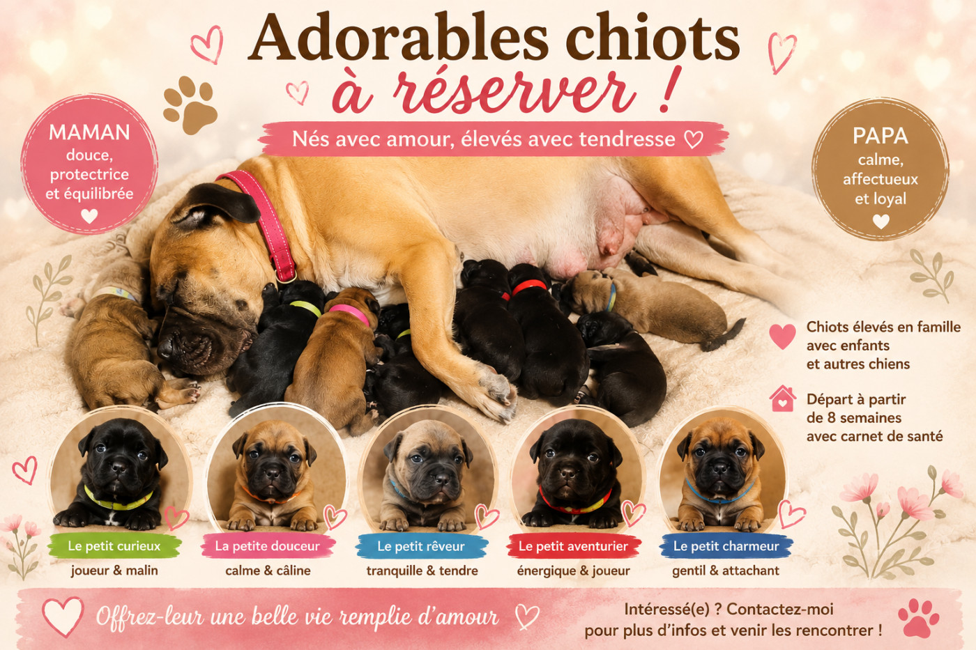 Au Gardien De Nicea - Cane Corso - Portée née le 10/08/2026